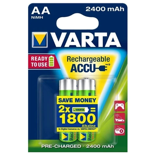 Varta AA 2400mAh NiMh 2pcs Power ACCU (56756101402)