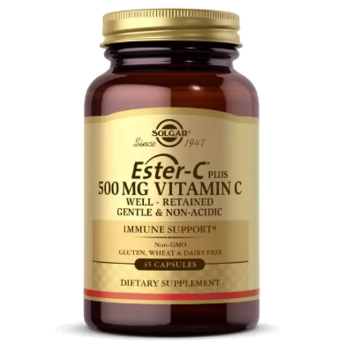 Solgar Ester-C Plus Vitamin C 500 mg Солгар Эстер-С 45 капсул