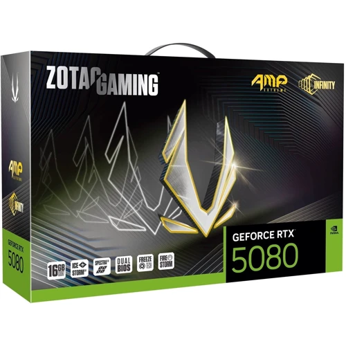 Видеокарта ZOTAC GAMING GeForce RTX 5080 AMP Extreme INFINITY (ZT-B50800B-10P): Назначение Геймерские