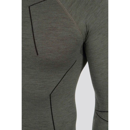 Термореглан Falke ESS Wool-Tech (33411-7830) 46 (S) оливковый: Состав Полиамид, Шерсть, Эластан