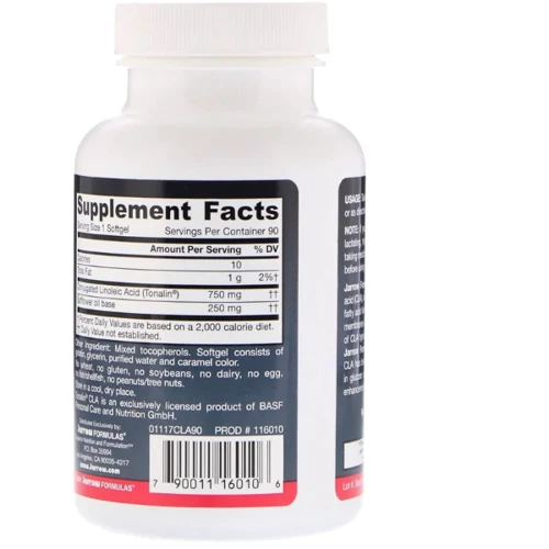 Jarrow Formulas CLA Conjugated Linoleic Acid 90 Softgels (JRW-16010): Тип Омега 6