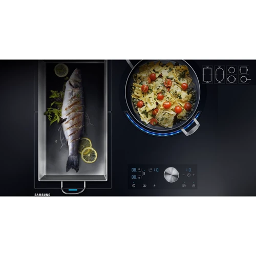 Варочная поверхность электрическая Samsung NZ63J9770EK: Размеры для встраивания 560x490 мм