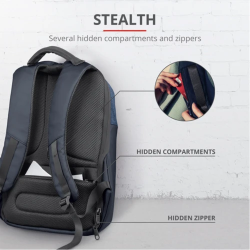 Сумка для ноутбуков Trust 16" Backpack Nox Anti-Theft Blue фото 9