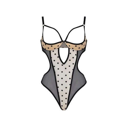 Боди Passion MARINA BODY beige XXL/XXXL
