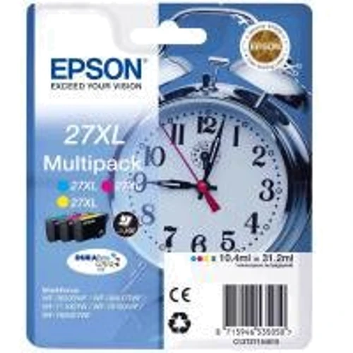 Картридж Epson 27XL WF-7620 Bundle (C,M,Y) XL (C13T27154020/C13T27154022)