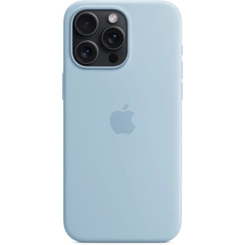 Чехол для iPhone Apple iPhone 15 Pro Max Silicone Case with MagSafe - Light Blue (MWNR3ZM/A): Тип чехла накладка на заднюю часть