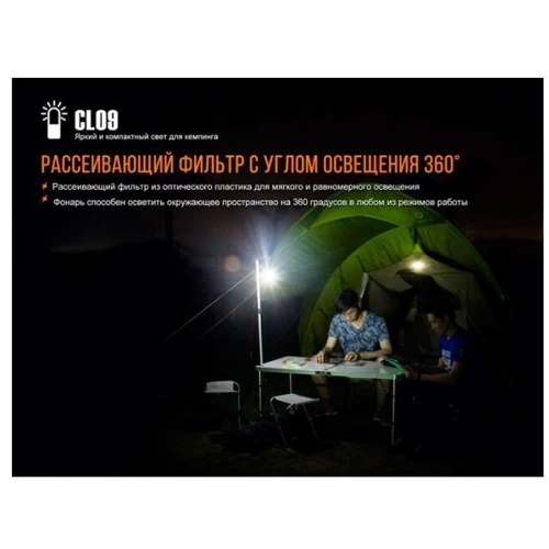 Ліхтар Fenix ​​CL09 сірий (CL09gr): Тип Ліхтар-лампа