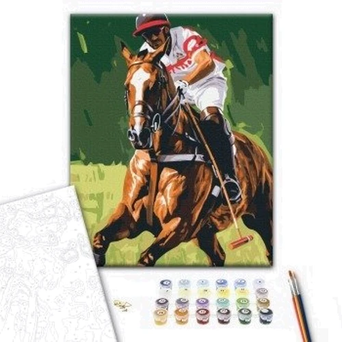 Картина по номерам Brushme Игрок в поло 40х50 см (BS54105)
