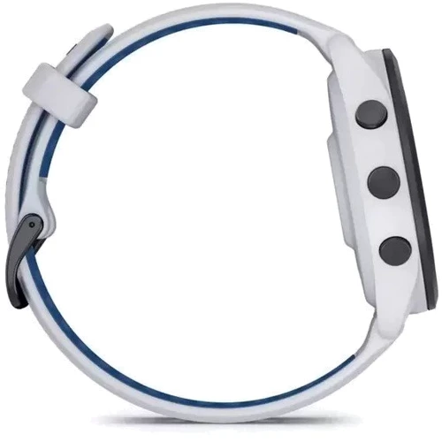 Смарт-годинник Garmin Forerunner 265 Black Bezel з Whitestone Case і Whitestone/Tidal Blue Silicone Band (010-02810-11): Особливості Компас, С большой автономностью, Водонепроницаемые