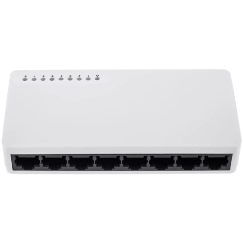 Мережевий комутатор Greenvision GV-002-H-08P: Кількість портів Fast Ethernet (10/100) 8