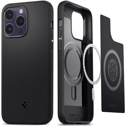 Чохол для iPhone Spigen Mag Armor MagFit Matte Black (ACS04844) для iPhone 14 Pro Max фото 8