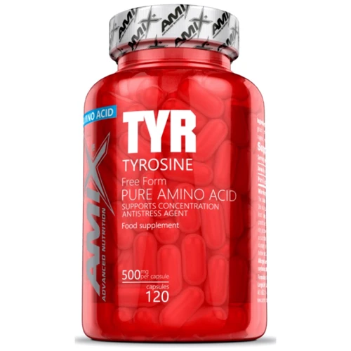 Амінокислота для спорту Amix Tyrosine 500 mg 120 caps / 120 servings