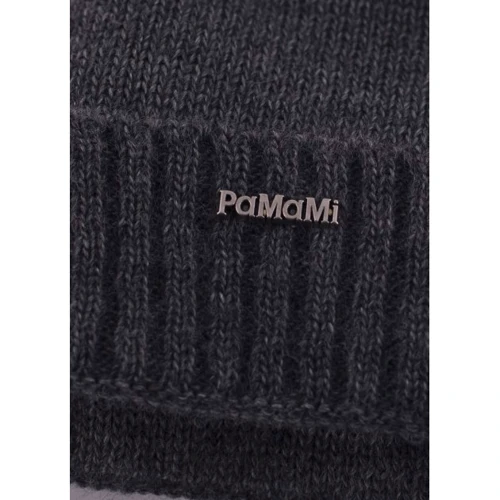 Женская шапка PaMaMi темно-серая (3330693): Производитель PaMaMi