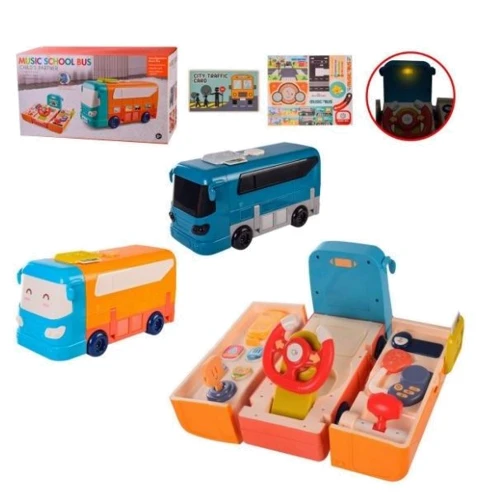 Автобус трансформер интерактивный Shantou Jinxing Plastics 2 цвета (N5255/N5257)