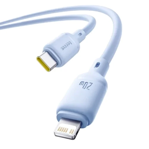 Кабель Baseus Cable USB-C to Lightning Silky Series 20W 1m Blue (P10377700313-00): Тип USB-C - Lightning