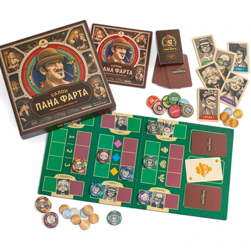 Настольная игра Салон господина Фарта: Производитель Така Мака