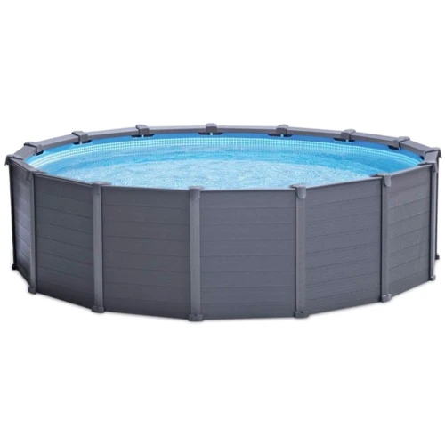 Бассейн Intex каркасный 478-124 см (26384) (16805 л фильтр-насос, лестница, подстилка, тент, в коробке) фото 1