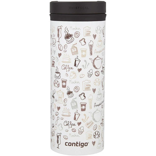 Термокружка Contigo Twistseal Eclipse 473 мл White (But First, Coffee): Объем, мл 473