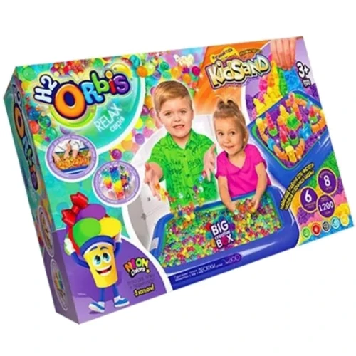 Набор для творчества Dankotoys Big Creative Box (кинетический песок, тесто, орбиз) (ORBK-01-01U): Производитель Dankotoys