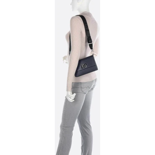 Женская сумка кросс боди Furla 1927 Soft Mini Crossbody 20 темно-синяя (WB00339AX0748BO500): Фактура Матовая, Гладкая