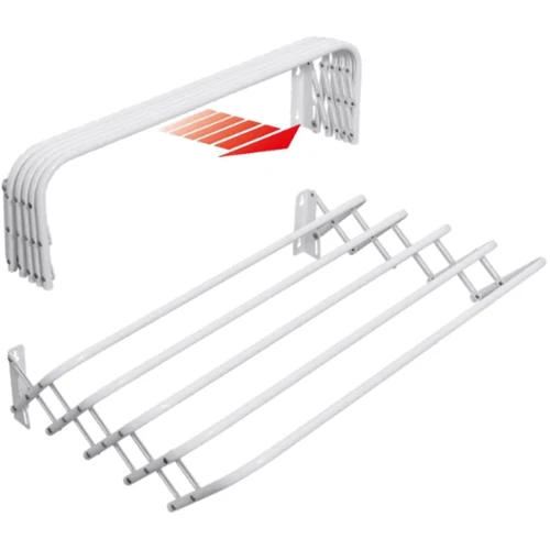 Сушарка Casa Si Towel Flex 6 White настінна (CS92197X10): Робоча довжина, м 6