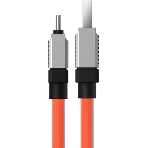 Кабель Baseus USB Cable to USB-C CoolPlay Series Fast Charging 100W 2m Orange (CAKW000707): Длина 2 м
