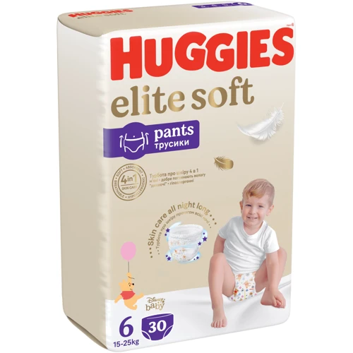 Подгузники Huggies Elite Soft 6 (15-25 кг) Mega 30 шт (5029053582436) фото 9