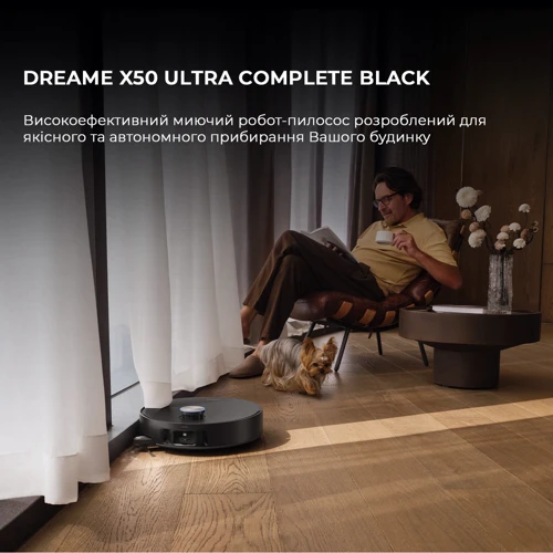 Робот-пилосос Xiaomi Dreame X50 Ultra Complete Black фото 24