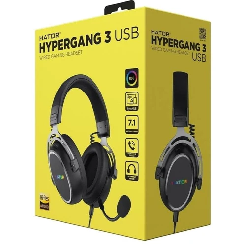 Наушники HATOR HYPERGANG 3 Hi-Res Black (ESH50) фото 6