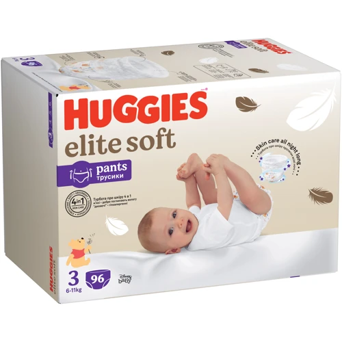 Подгузники Huggies Elite Soft 3 (6-11 кг) Box 96 шт (5029053582443) фото 10