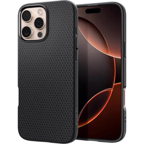 Чехол для iPhone Spigen Liquid Air Matte Black (ACS07988) for iPhone 16 Pro Max фото 12