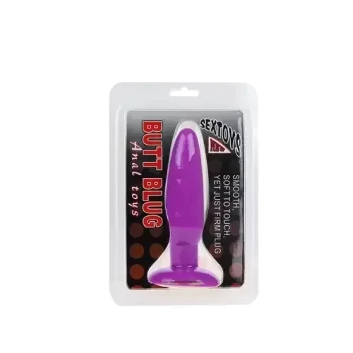 Анальная пробка на присоске LYBAILE Butt plug Purple (BI-017001)