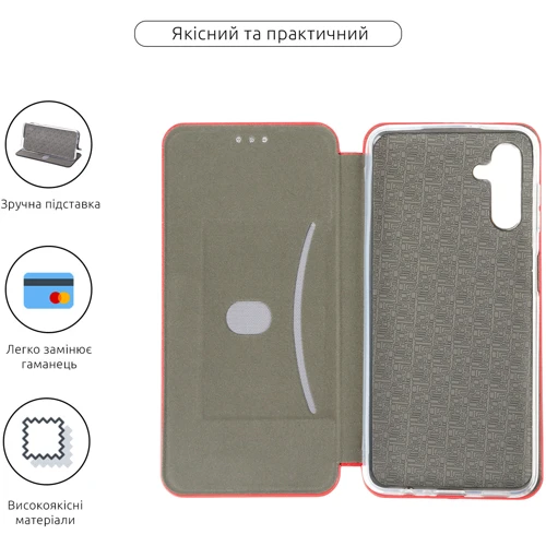 Чохол для телефона Fashion Classy Red для Samsung A135 Galaxy A13 5G: Тип чехол-книжка