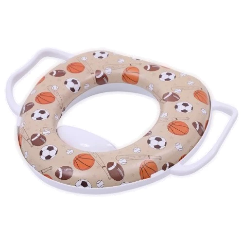 Накладка на унітаз із ручками Lorelli BALLS (white)