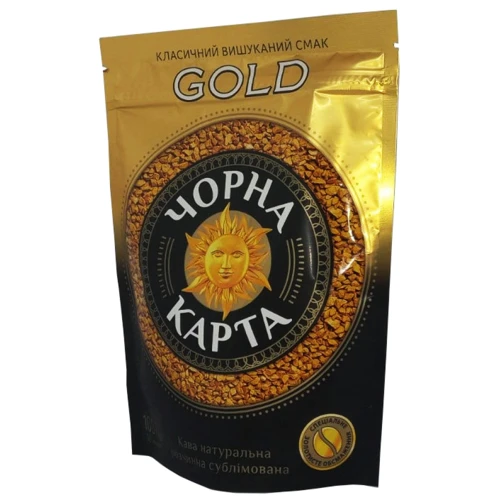 Кофе растворимый Чорна Карта Gold 100 г (8720254065762)