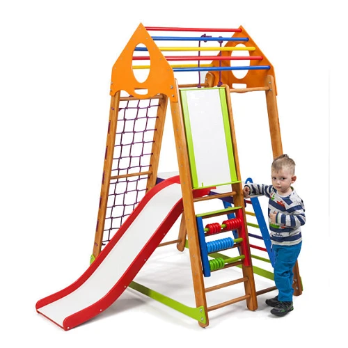 Детский спортивный комплекс SportBaby BambinoWood Plus 3: Назначение для дома