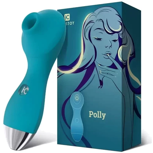 Вакуумный вибратор KisToy Polly Blue
