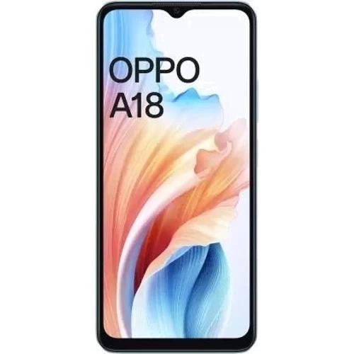 Смартфон Oppo A18 4/128GB Glowing Blue (UA UCRF): Дисплей 6.56" IPS LCD (720 x 1612) / 269 ppi