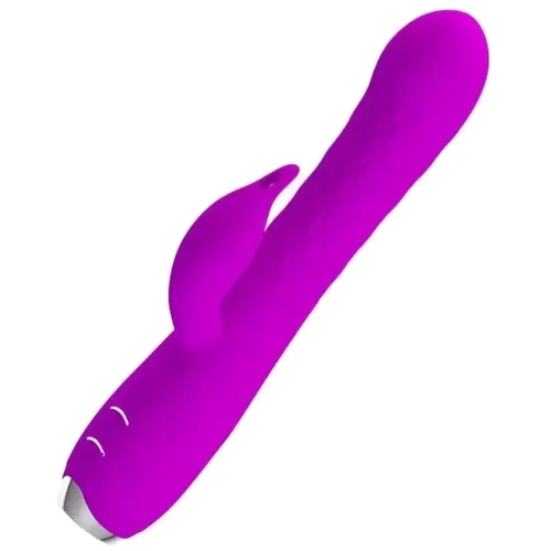 Вибратор с стимулятором клитора и ротацией Molly, BI-014692