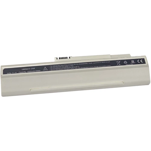 Батарея для ноутбука Acer UM08A73 Aspire One 11.1V White 5200mAh OEM (902788)