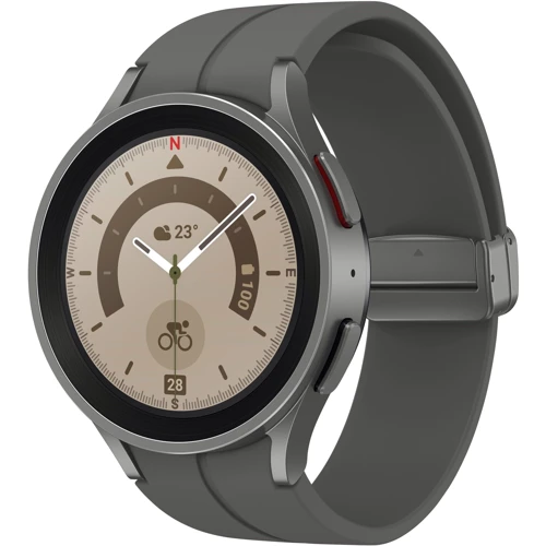 Смарт-часы Samsung Galaxy Watch 5 Pro 45mm Grey Titanium with Grey D-Buckle Sport Band (SM-R920NZTA): Операционная система Google Wear OS