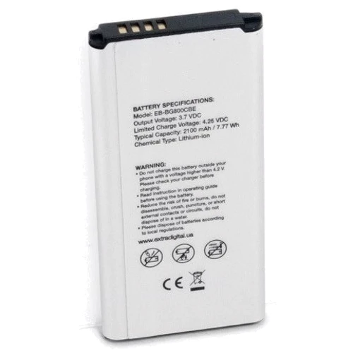 Аккумулятор ExtraDigital 2100mAh (BMS6389) for Samsung G800 Galaxy S5 Mini: Совместимость с брендом Samsung