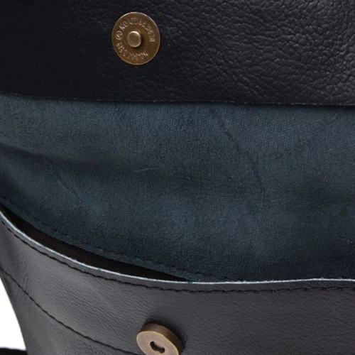 Мужская сумка планшет Keizer черная (K1112-black): Фактура Матовая, Зернистая