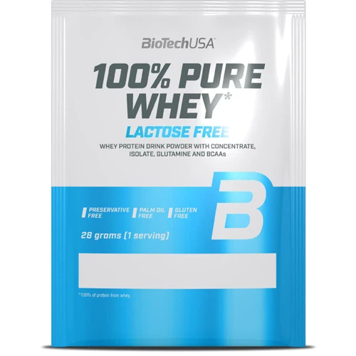 Протеїн BioTechUSA 100% Pure Whey Lactose Free 28 g / sample / Strawberry