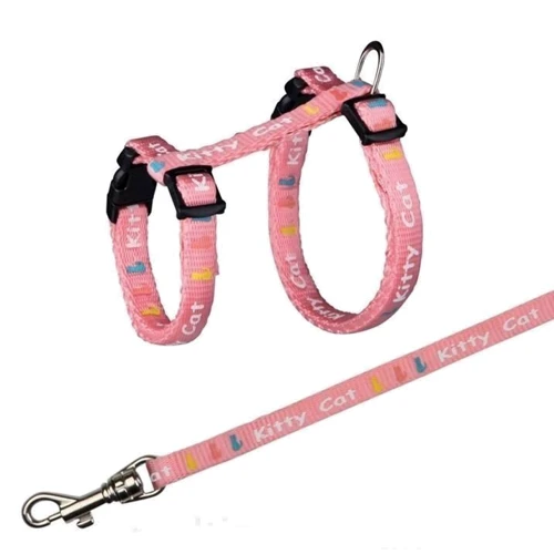 Поводок+шлея Trixie Kitty Cat для котят 8 мм 21-33 см, 1.2 м (4011905041810): Производитель Trixie