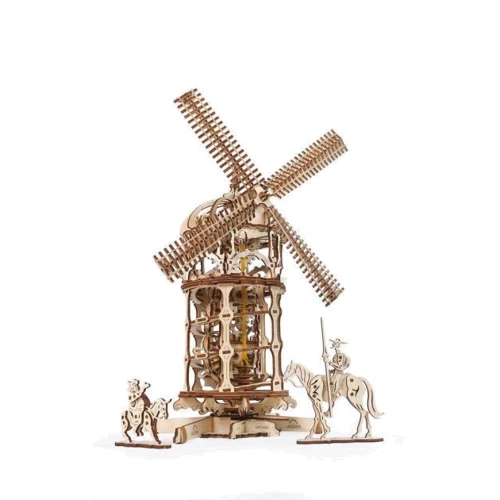 Механічний 3D пазл Ugears Башта-Млин (70055): Кількість фрагментів, шт 585