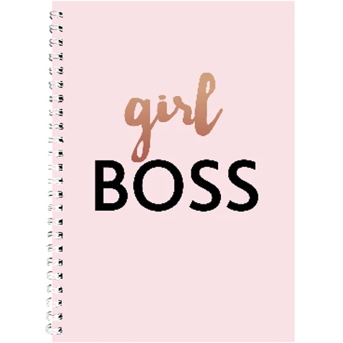 Блокнот girl BOSS розовый