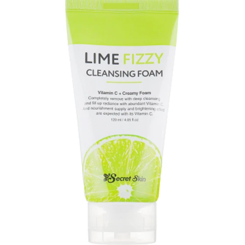 Secret Skin Lime Fizzy Cleansing Foam Пенка для умывания с экстрактом лайма и витамином С 120 ml: Пол Для женщин