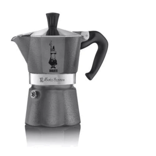 Гейзерна кавоварка Bialetti Moka Express Emotion Gray (0005312)