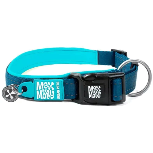 Нашийник Max & Molly Smart ID Collar - Matrix Sky Blue/L для собак (4894512017542)